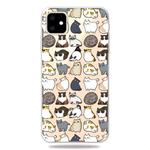 For iPhone 11 Pro 3D Pattern Printing Soft TPU Cell Phone Cover Case(Minicat)