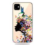 For iPhone 11 Pro 3D Pattern Printing Soft TPU Cell Phone Cover Case(Flower Girl)