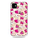 For iPhone 11 Pro 3D Pattern Printing Soft TPU Cell Phone Cover Case(Strawberry Cake)