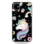 For iPhone 11 Pro Max Pattern Printing Embossment TPU Mobile Case (Candy Unicorn)