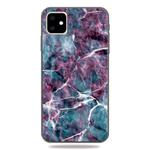For iPhone 11 Pro Max Pattern Printing Embossment TPU Mobile Case (Marble)