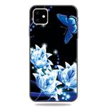 For iPhone 11 Pattern Printing Embossment TPU Mobile Case (Orchid Butterfly)