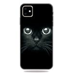 For iPhone 11 Pattern Printing Embossment TPU Mobile Case (Whiskered cat)