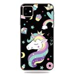 For iPhone 11 Pro Pattern Printing Embossment TPU Mobile Case(Candy Unicorn)