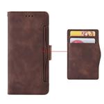 Wallet Style Skin Feel Calf Pattern Leather Case For Samsung Galaxy Note10+ / Note10+ 5G ,with Separate Card Slot(Brown)