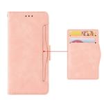 Wallet Style Skin Feel Calf Pattern Leather Case For Google Pixel 3a ,with Separate Card Slot(Pink)