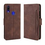 Wallet Style Skin Feel Calf Pattern Leather Case For Xiaomi Redmi Note 7 / Note 7 Pro / Note 7S,with Separate Card Slot(Brown)