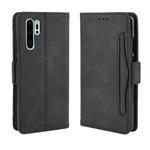 Wallet Style Skin Feel Calf Pattern Leather Case For Huawei P30 Pro,with Separate Card Slot(Black)