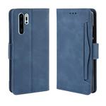 Wallet Style Skin Feel Calf Pattern Leather Case For Huawei P30 Pro,with Separate Card Slot(Blue)