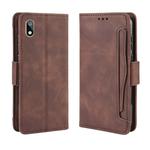 Wallet Style Skin Feel Calf Pattern Leather Case For Huawei Y5 (2019) / Honor 8S ,with Separate Card Slot(Brown)