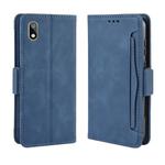 Wallet Style Skin Feel Calf Pattern Leather Case For Huawei Y5 (2019) / Honor 8S ,with Separate Card Slot(Blue)