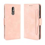 Wallet Style Skin Feel Calf Pattern Leather Case For Nokia 3.2,with Separate Card Slot(Pink)