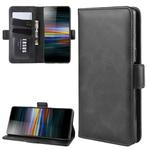 Wallet Stand Leather Cell Phone Case for Sony Xperia L3，with Wallet & Holder & Card Slots(Black)