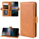 Wallet Stand Leather Cell Phone Case for Sony Xperia L3，with Wallet & Holder & Card Slots(Yellow)