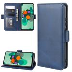 Wallet Stand Leather Cell Phone Case for Huawei Nova 5i Pro / Mate 30 lite，with Wallet & Holder & Card Slots(Dark Blue)