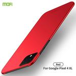 MOFI Frosted PC Ultra-thin Hard Case for Google Pixel 4 XL(Red)