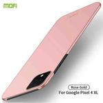 MOFI Frosted PC Ultra-thin Hard Case for Google Pixel 4 XL(Rose gold)