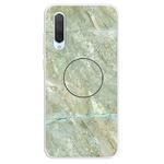 3D Marble Soft Silicone TPU Case Cover Bracket For Xiaomi Mi CC9(Light Green)