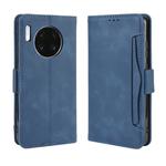 Wallet Style Skin Feel Calf Pattern Leather Case For Huawei Mate 30 ,with Separate Card Slot(Blue)