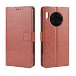Retro Crazy Horse Texture Horizontal Flip Leather Case for Huawei Mate 30, with Holder & Card Slots & Photo Frame(Brown)