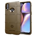 Full Coverage Shockproof TPU Case for Galaxy A10s(Brown)