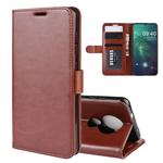R64 Texture Single Fold Horizontal Flip Leather Case for NOKIA 6.2, with Holder & Card Slots & Wallet(Brown)