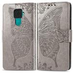 For Huawei Mate 30 Lite / Nova 5i Pro Butterfly Love Flowers Embossing Horizontal Flip Leather Case with Holder & Card Slots & Wallet & Lanyard(Gray)