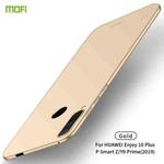 For Huawei P Smart Z/Y9 Prime 2019 MOFI Frosted PC Ultra-thin Hard Case(Gold)