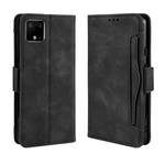 For Google Pixel 4 XL Wallet Style Skin Feel Calf Pattern Leather Case with Separate Card Slot(Black)