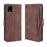 For Google Pixel 4 XL Wallet Style Skin Feel Calf Pattern Leather Case with Separate Card Slot(Brown)