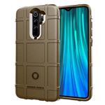 For Xiaomi Redmi Note8 Pro full Coverage Shockproof TPU Case(Brown)