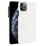 For iPhone 11 Pro Shockproof Crocodile Texture PC + PU Case(White)