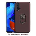 For Huawei Nova 5   360 Rotary Multifunctional Stent PC+TPU Case with Magnetic Invisible Holder(Jujube Red)
