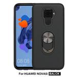 For Huawei Mate 30 Lite / Nova 5i Pro   360 Rotary Multifunctional Stent PC+TPU Case with Magnetic Invisible Holder(Black)