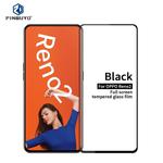 For OPPO Reno2 PINWUYO 9H 2.5D Full Screen Tempered Glass Film(Black)