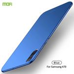 For Galaxy A70 MOFI Frosted PC Ultra-thin Hard Case(Blue)