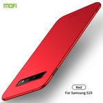 For Galaxy S10 MOFI Frosted PC Ultra-thin Hard Case(Red)
