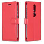 For Nokia 4.2 Crazy Horse Texture Horizontal Flip Leather Case with Holder & Card Slots & Wallet & Photo Frame(Red)
