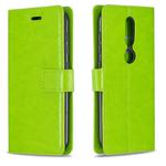 For Nokia 4.2 Crazy Horse Texture Horizontal Flip Leather Case with Holder & Card Slots & Wallet & Photo Frame(Green)