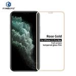For iPhone 11 Pro Max PINWUYO 9H 2.5D Full Screen Tempered Glass Film(Rose gold)