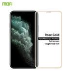 For iPhone 11 Pro Max   MOFI 9H 2.5D Full Screen Tempered Glass Film(Rose Gold)
