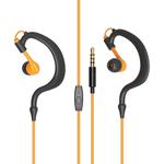 Kimmar R02 Sports Sweat Resistant Wired Earphone(Orange)