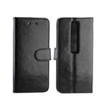 For Vodafone Smart V10 Crazy Horse Texture Horizontal Flip Leather Case with Holder & Card Slots & Wallet & Photo Frame(black)