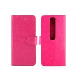 For Vodafone Smart V10 Crazy Horse Texture Horizontal Flip Leather Case with Holder & Card Slots & Wallet & Photo Frame(Magenta)