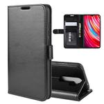 For Xiaomi Redmi Note 8 Pro R64 Texture Single Fold Horizontal Flip Leather Case with Holder & Card Slots & Wallet(Black)