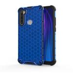 For Redmi Note 8 Shockproof Honeycomb PC + TPU Case(Blue)