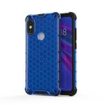For Xiaomi Redmi Note5/Note5 Pro Shockproof Honeycomb PC + TPU Case(Blue)