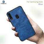 For Galaxy A20S PINWUYO Zun Series PC + TPU + Skin Waterproof And Anti-fall All-inclusive Protective Shell(Blue)
