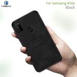 For Galaxy M30S PINWUYO Zun Series PC + TPU + Skin Waterproof And Anti-fall All-inclusive Protective Shell(Black)