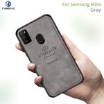 For Galaxy M30S PINWUYO Zun Series PC + TPU + Skin Waterproof And Anti-fall All-inclusive Protective Shell(Gray)